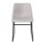 Flash Furniture ET-ER18345-18-LG-BK-GG 18" Mid-Back Sled Base Dining Chair in Light Gray LeatherSoft with Black Frame, Set of 2 addl-10