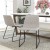 Flash Furniture ET-ER18345-18-LG-BK-GG 18" Mid-Back Sled Base Dining Chair in Light Gray LeatherSoft with Black Frame, Set of 2 addl-1