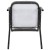 Flash Furniture FD-BHF-1-SILVERVEIN-BCG-GG Hercules Trapezoidal Back Gray Fabric Stacking Banquet Chair with Silver Vein Frame addl-11