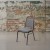 Flash Furniture FD-BHF-1-SILVERVEIN-BCG-GG Hercules Trapezoidal Back Gray Fabric Stacking Banquet Chair with Silver Vein Frame addl-1