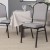 Flash Furniture FD-C01-B-5-GG Hercules Crown Back Stacking Banquet Chair in Gray Fabric - Black Frame addl-1