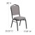 Flash Furniture FD-C01-B-5-GG Hercules Crown Back Stacking Banquet Chair in Gray Fabric - Black Frame addl-4