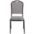 Flash Furniture FD-C01-B-5-GG Hercules Crown Back Stacking Banquet Chair in Gray Fabric - Black Frame addl-8