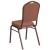 Flash Furniture FD-C01-COP-1-GG Hercules Crown Back Stacking Banquet Chair in Brown Fabric - Copper Vein Frame addl-3