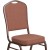 Flash Furniture FD-C01-COP-1-GG Hercules Crown Back Stacking Banquet Chair in Brown Fabric - Copper Vein Frame addl-8