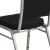 Flash Furniture FD-C01-S-11-GG Hercules Crown Back Stacking Banquet Chair in Black Fabric - Silver Frame addl-11