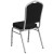 Flash Furniture FD-C01-S-11-GG Hercules Crown Back Stacking Banquet Chair in Black Fabric - Silver Frame addl-6