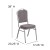 Flash Furniture FD-C01-S-12-GG Hercules Crown Back Stacking Banquet Chair in Herringbone Fabric - Silver Frame addl-4