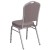 Flash Furniture FD-C01-S-6-GG Hercules Crown Back Stacking Banquet Chair in Gray Dot Fabric - Silver Frame addl-5