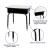 Flash Furniture FD-DESK-GY-GG Gray Student Desk with Open Front Metal Book Box addl-4