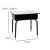 Flash Furniture FD-DESK-GY-GG Gray Student Desk with Open Front Metal Book Box addl-5