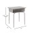 Flash Furniture FD-DESK-GY-GY-GG Gray Granite/Silver Student Desk with Open Front Metal Book Box addl-4