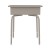 Flash Furniture FD-DESK-GY-GY-GG Gray Granite/Silver Student Desk with Open Front Metal Book Box addl-7