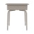 Flash Furniture FD-DESK-GY-GY-GG Gray Granite/Silver Student Desk with Open Front Metal Book Box addl-7