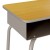 Flash Furniture FD-DESK-GY-MPL-GG Maple/Silver Student Desk with Open Front Metal Book Box addl-8