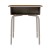 Flash Furniture FD-DESK-GY-WAL-GG Walnut/Silver Student Desk with Open Front Metal Book Box addl-10