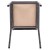 Flash Furniture FD-LUX-SIL-BK-V-GG Hercules Square Back Black Vinyl Stacking Banquet Chair - Silvervein Frame addl-11