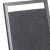 Flash Furniture FD-LUX-SIL-DKGY-GG Hercules Square Back Dark Gray Fabric Stacking Banquet Chair - Silvervein Frame addl-7