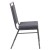 Flash Furniture FD-LUX-SIL-DKGY-GG Hercules Square Back Dark Gray Fabric Stacking Banquet Chair - Silvervein Frame addl-8