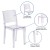 Flash Furniture FH-121-APC-GG Phantom Series Transparent Stacking Side Chair addl-4