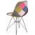 Flash Furniture FH-130-CCV1-D-GG Elon Series Patchwork Fabric Chair with Chrome Base addl-2