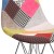Flash Furniture FH-130-CCV1-D-GG Elon Series Patchwork Fabric Chair with Chrome Base addl-3