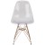 Flash Furniture FH-130-CPC1-GG Elon Series Ghost Chair with Gold Metal Base addl-9
