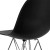 Flash Furniture FH-130-CPP1-BK-GG Elon Series Black Plastic Chair with Chrome Base addl-10