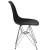 Flash Furniture FH-130-CPP1-BK-GG Elon Series Black Plastic Chair with Chrome Base addl-8