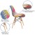 Flash Furniture FH-130-DCV1-D-GG Elon Series Patchwork Fabric Chair with Wooden Legs addl-5