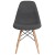 Flash Furniture FH-130-DCV1-FC100-GG Elon Series Siena Gray Fabric Chair with Wooden Legs addl-6