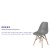 Flash Furniture FH-130-DPP-GY-GG Elon Series Moss Gray Plastic Chair with Wooden Legs addl-3