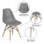 Flash Furniture FH-130-DPP-GY-GG Elon Series Moss Gray Plastic Chair with Wooden Legs addl-4