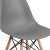 Flash Furniture FH-130-DPP-GY-GG Elon Series Moss Gray Plastic Chair with Wooden Legs addl-7