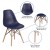 Flash Furniture FH-130-DPP-NY-GG Elon Series Navy Plastic Chair with Wooden Legs addl-4