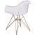 Flash Furniture FH-132-CPC1-GG Alonza Series Transparent Side Chair with Gold Base addl-6