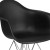 Flash Furniture FH-132-CPP1-BK-GG Alonza Series Black Plastic Chair with Chrome Base addl-7