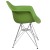 Flash Furniture FH-132-CPP1-GN-GG Alonza Series Green Plastic Chair with Chrome Base addl-4