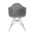 Flash Furniture FH-132-CPP1-GY-GG Alonza Series Moss Gray Plastic Chair with Chrome Base addl-8