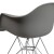 Flash Furniture FH-132-CPP1-GY-GG Alonza Series Moss Gray Plastic Chair with Chrome Base addl-9