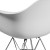 Flash Furniture FH-132-CPP1-WH-GG Alonza Series White Plastic Chair with Chrome Base addl-10