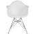 Flash Furniture FH-132-CPP1-WH-GG Alonza Series White Plastic Chair with Chrome Base addl-9