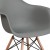 Flash Furniture FH-132-DPP-GY-GG Alonza Series Moss Gray Plastic Chair with Wooden Legs addl-10