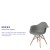 Flash Furniture FH-132-DPP-GY-GG Alonza Series Moss Gray Plastic Chair with Wooden Legs addl-3