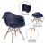 Flash Furniture FH-132-DPP-NY-GG Alonza Series Navy Plastic Chair with Wooden Legs addl-4