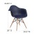 Flash Furniture FH-132-DPP-NY-GG Alonza Series Navy Plastic Chair with Wooden Legs addl-5