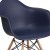 Flash Furniture FH-132-DPP-NY-GG Alonza Series Navy Plastic Chair with Wooden Legs addl-7