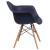 Flash Furniture FH-132-DPP-NY-GG Alonza Series Navy Plastic Chair with Wooden Legs addl-8