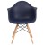 Flash Furniture FH-132-DPP-NY-GG Alonza Series Navy Plastic Chair with Wooden Legs addl-9