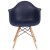 Flash Furniture FH-132-DPP-NY-GG Alonza Series Navy Plastic Chair with Wooden Legs addl-9